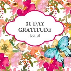 30 Day Gratitude Journal Cover