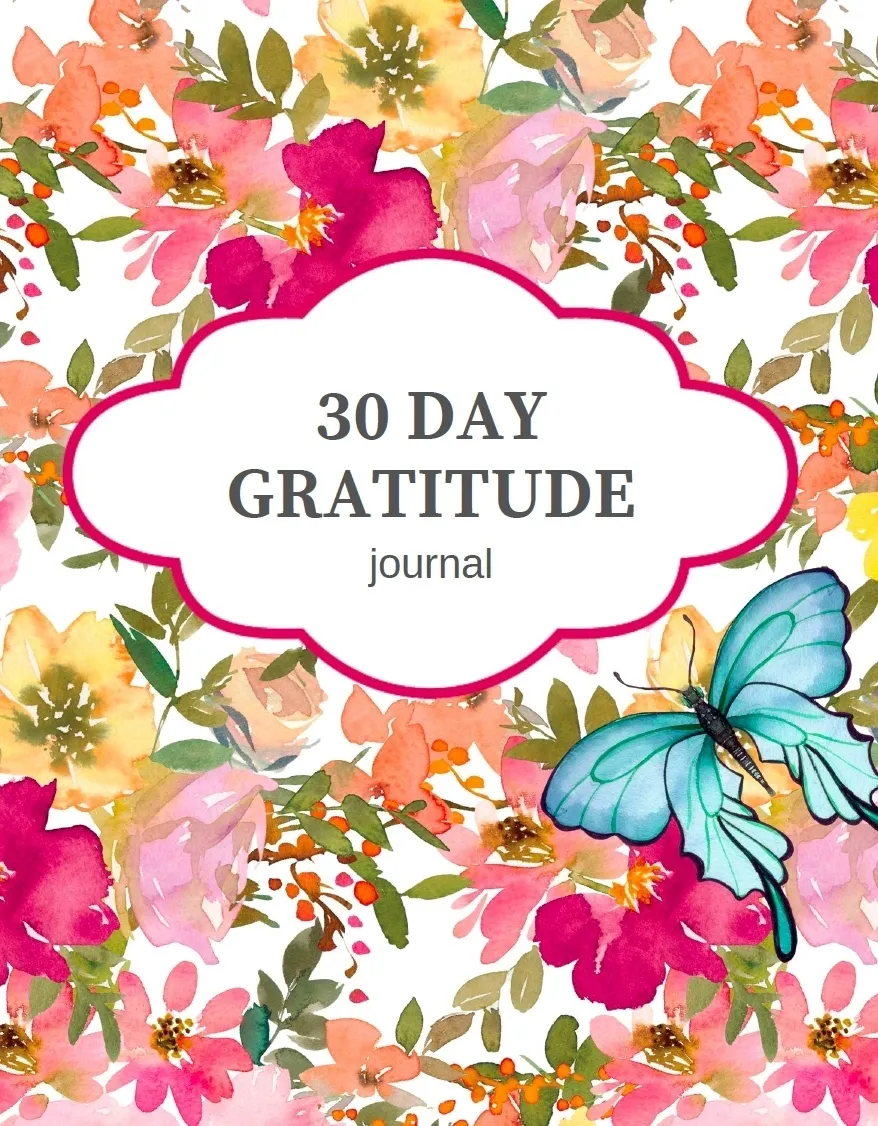 30 Day Gratitude Journal Cover