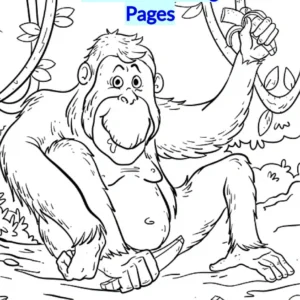 Fitness Coloring Pages