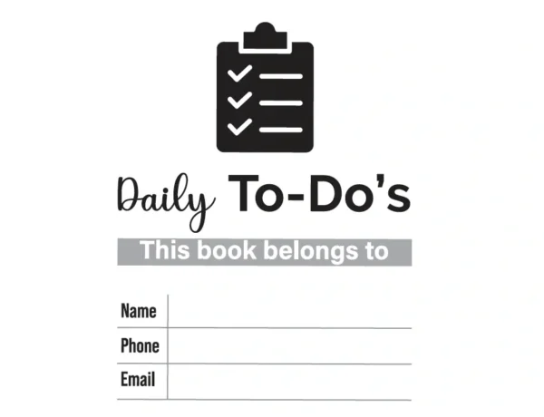 daily to dos cover